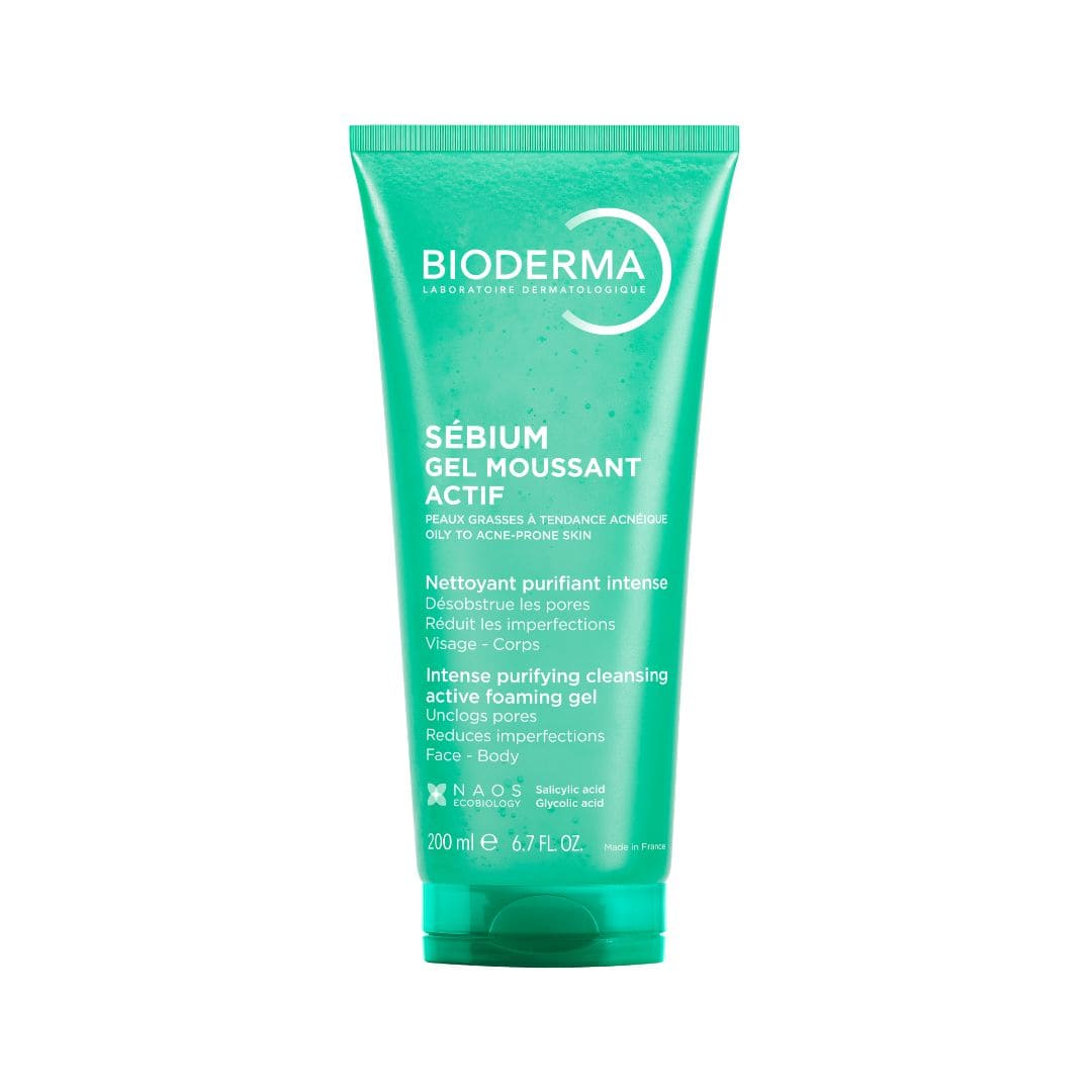 BIODERMA Sébium Gel Moussant Actif aktīvais putojošais gels 200ml
