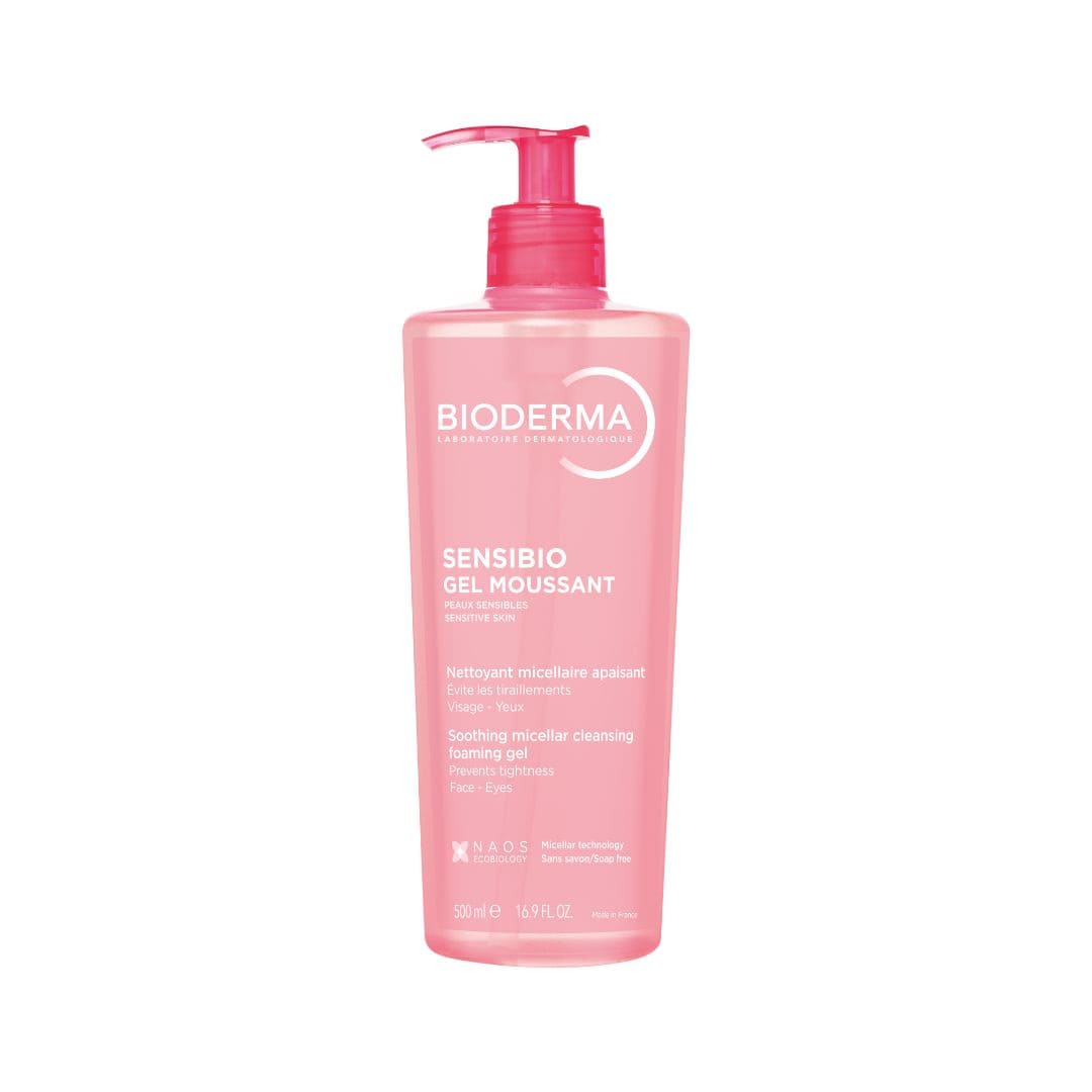 BIODERMA Sensibio Gel Moussant putojošais gels 500 ml