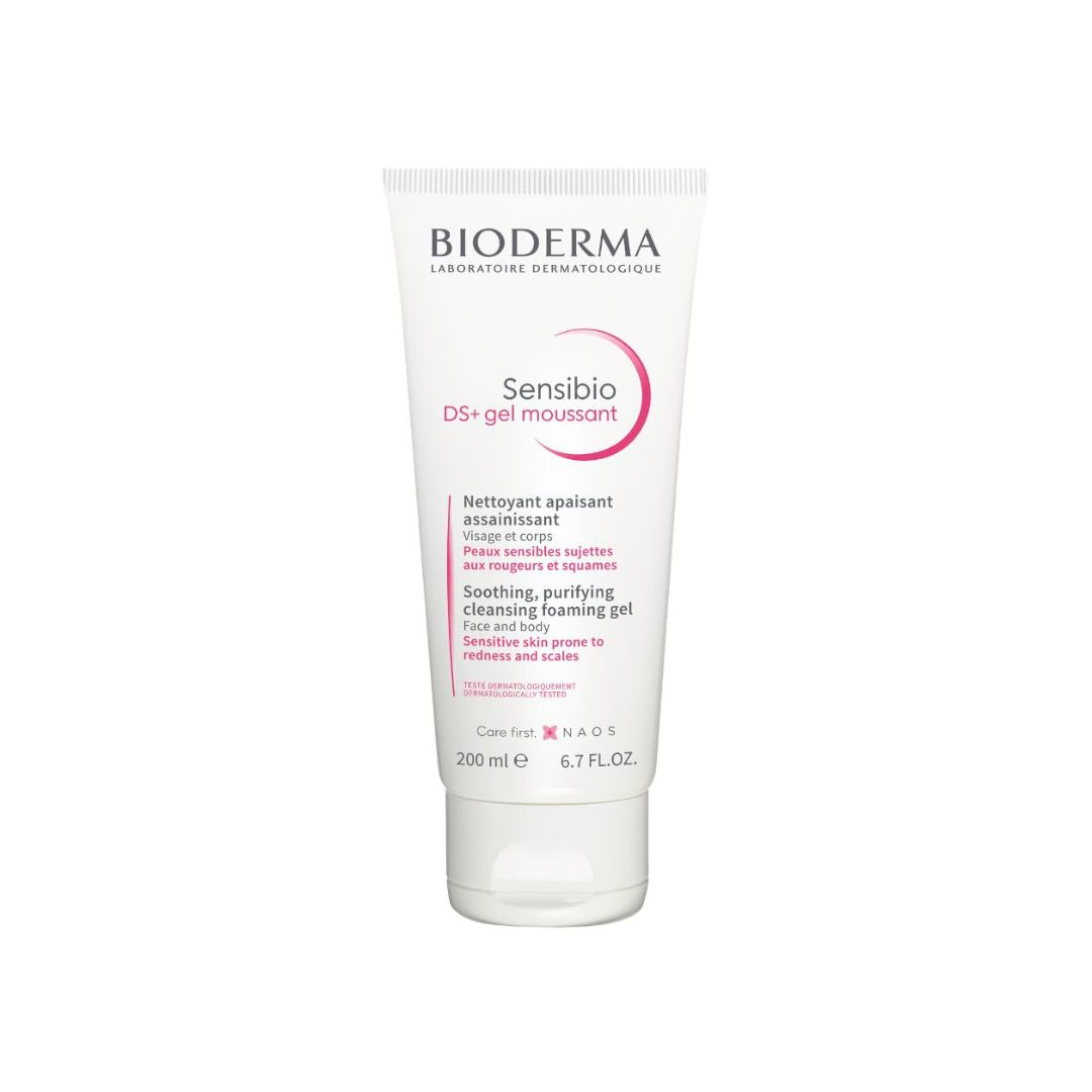 BIODERMA Sensibio DS+ putojošais gels 200 ml