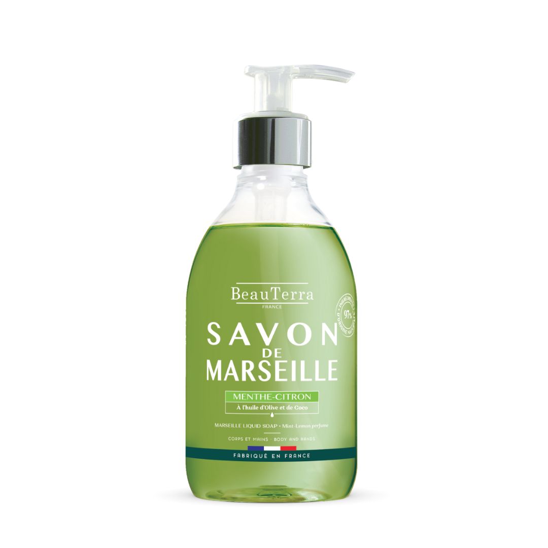 Beauterra PIPARMĒTRU-CITRONU MARSEĻAS ŠĶIDRĀS ZIEPES