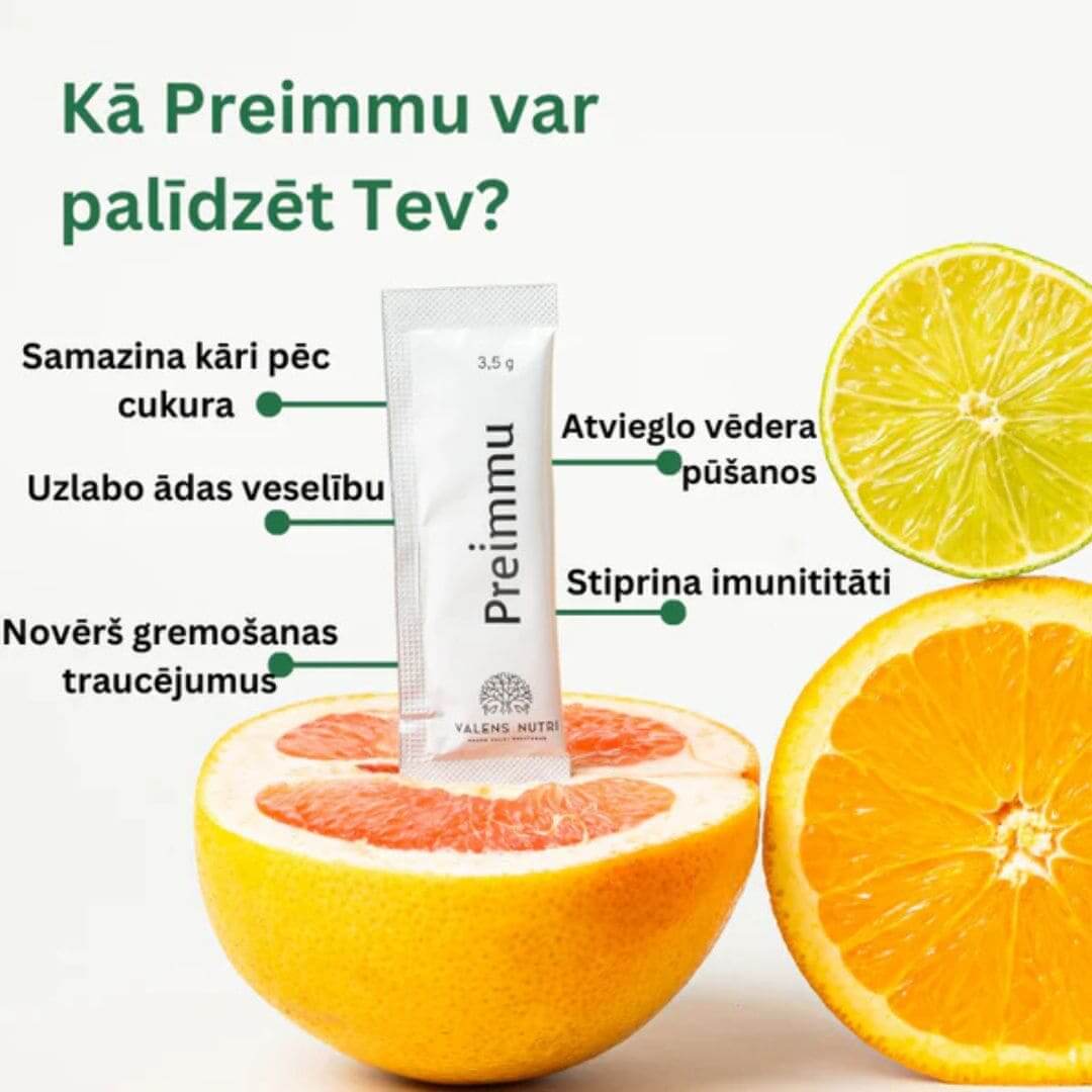 VALENS NUTRI Preimmu Prebiotika spēcīgai imunitātei
