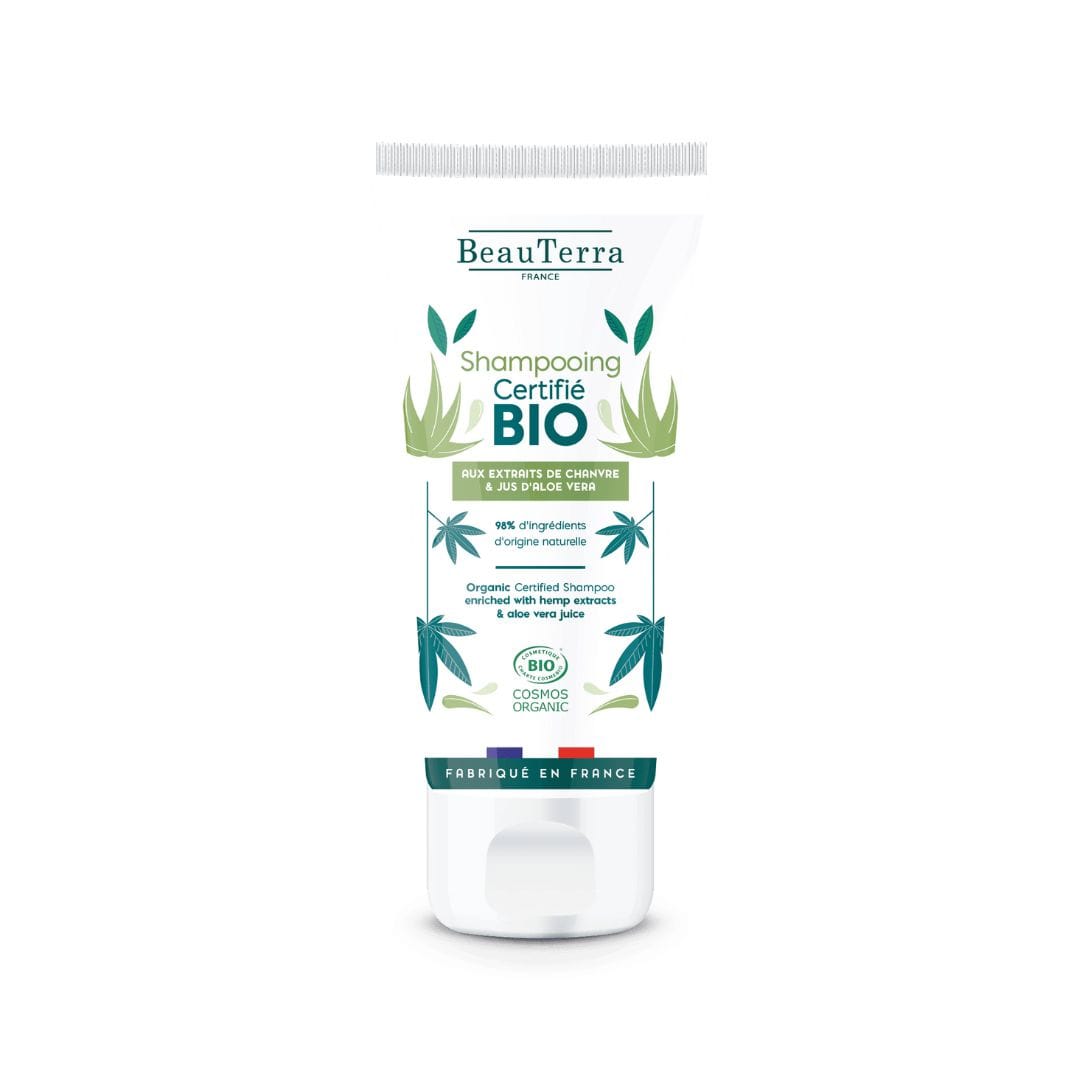 Beauterra BIO šampūns ar kaņepju un alvejas ekstraktu 75ml
